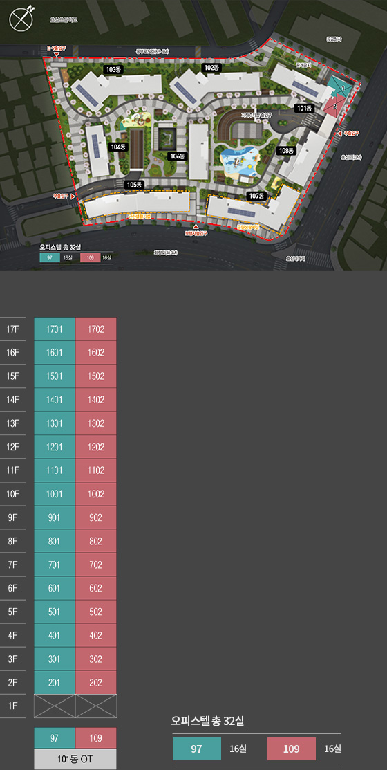 동대구 더 팰리스트 데시앙 단지